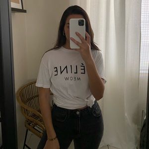 COPY - Feline white t-shirt